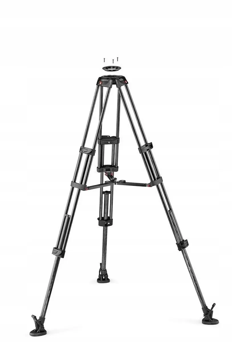 Manfrotto 504X Twin Carbon Statief Videokop - MVK504XTWINMC