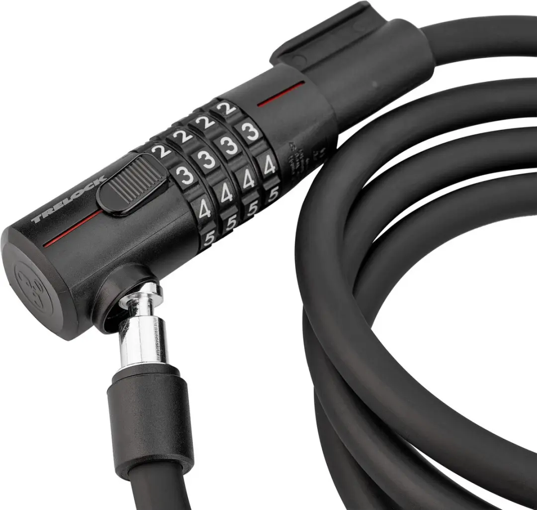 Trelock Curly Kabelslot SK 415 Code 180/15 - Zwart