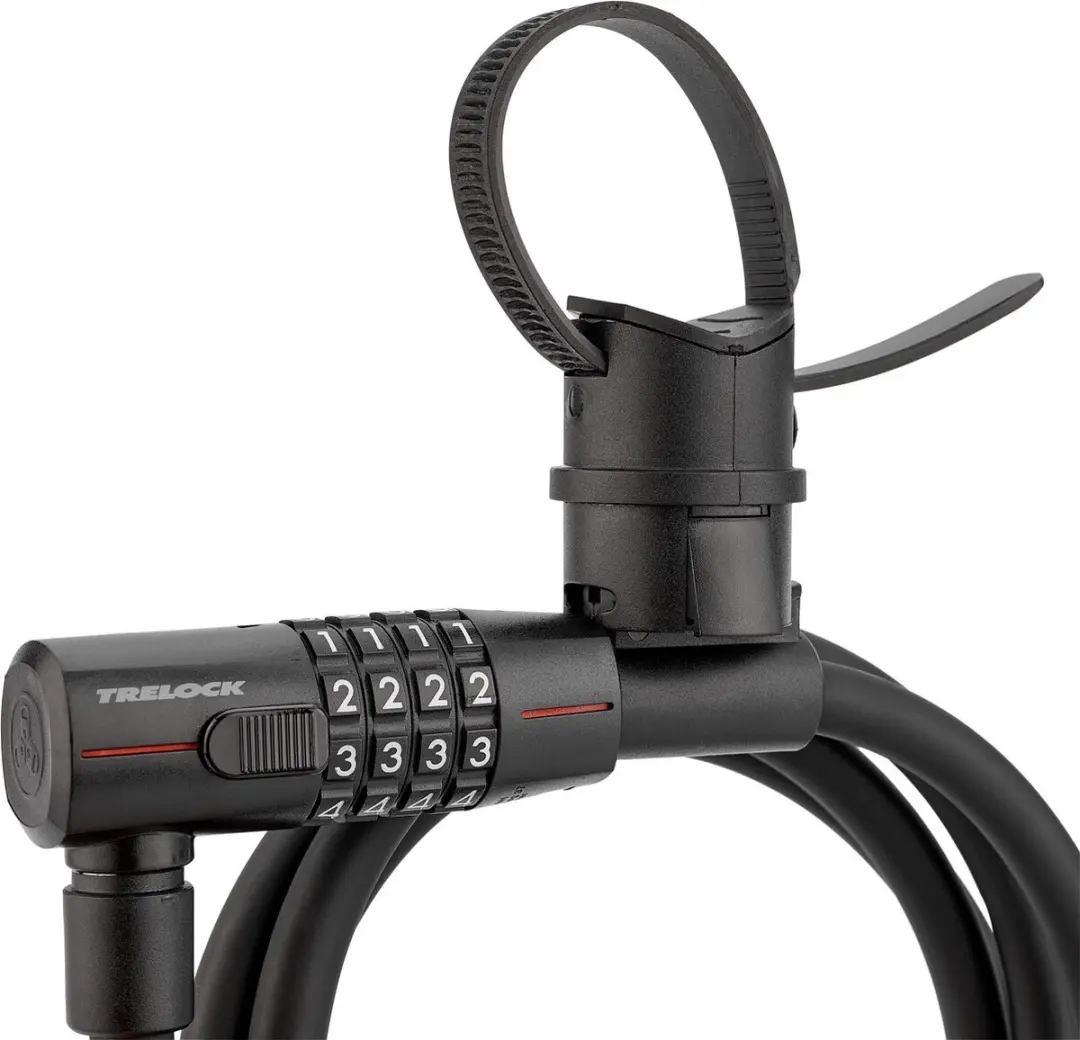 Trelock Curly Kabelslot SK 415 Code 180/15 - Zwart