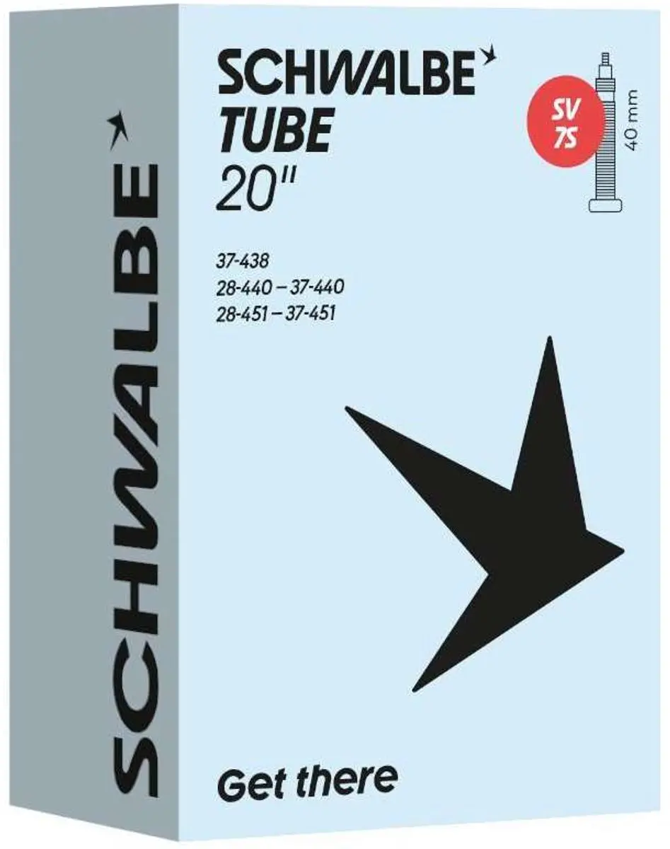 SCHWALBE INNER TUBE SV7S 28/37-438/451 40MM