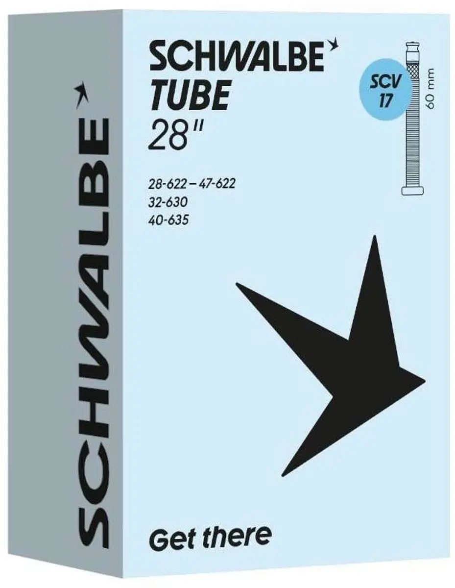 Schwalbe binnenband clik valve SCV17 28 inch 28/47-622/635 60mm