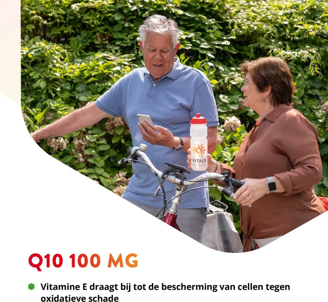 Vitals Q10 100mg Softgels - 60 Stuks - afbeelding 5 van 6