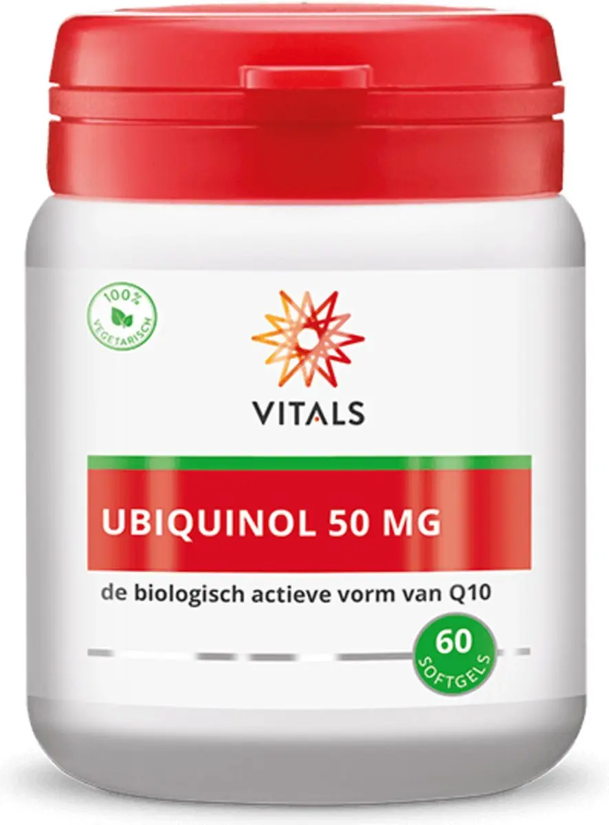 Vitals Ubiquinol 50mg Softgels - 150 Stuks - afbeelding 2 van 6