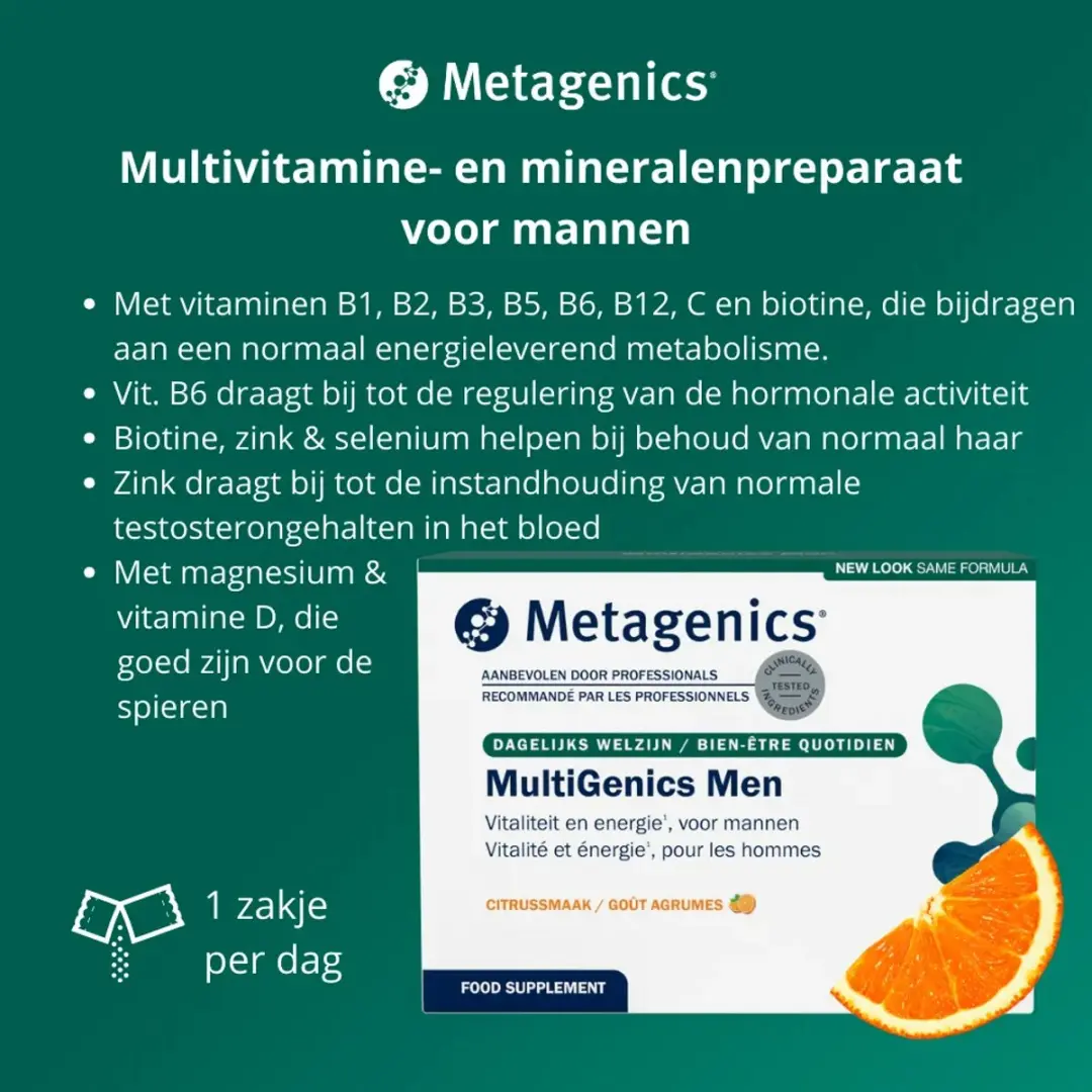 Metagenics Multigenics Men 30ml - 30 Stuks