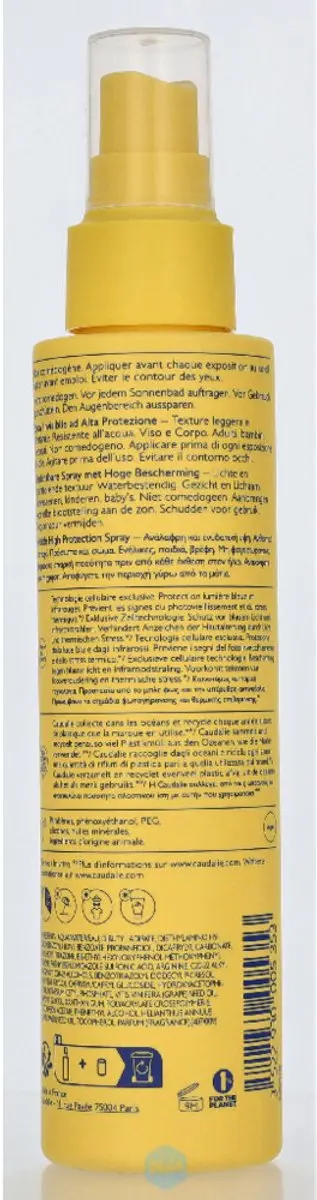 Caudalie Vinosun Protect SPF50 Invisible Spray 150ml