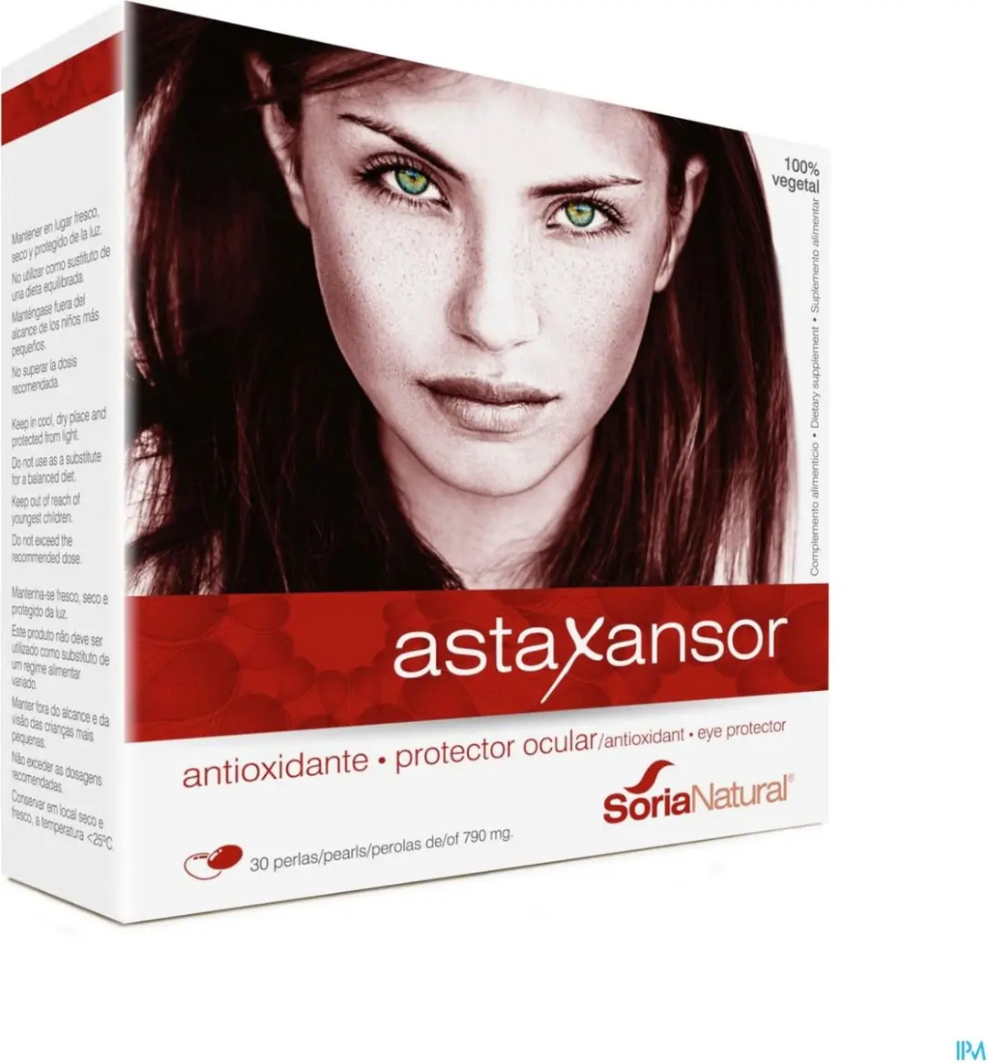 Soria Natural Astaxansor Parels 30 Stuks