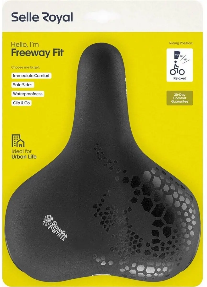 Selle Royal Freeway Fit Relaxed Zadel - Zwart