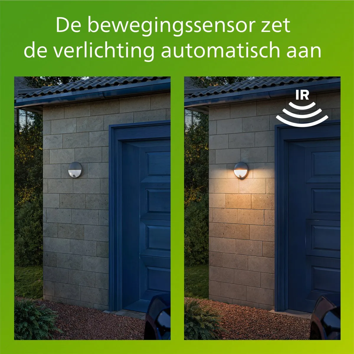 Philips Capricorn Wandlamp Antraciet - Buiten IP44 2700K - afbeelding 6 van 6