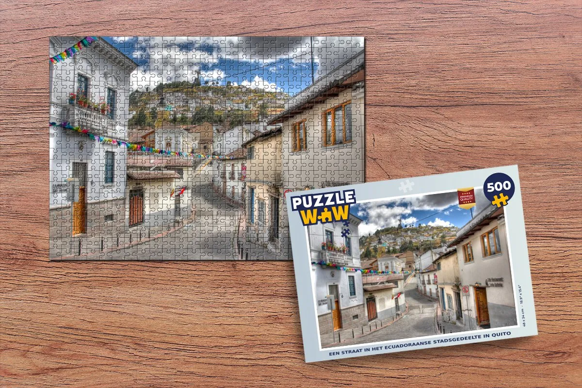 PuzzleWow Quito Legpuzzel 500 Stuks - Multicolor