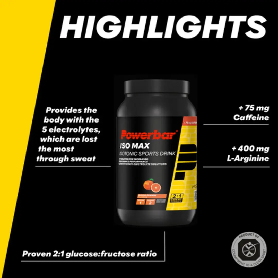 PowerBar Isomax 1200g - Bloed Sinaasappel