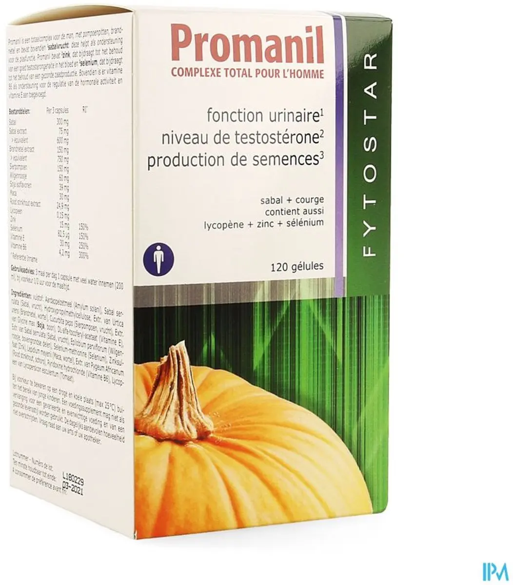 Fytostar Promanil Totaalcomplex 120 Capsules