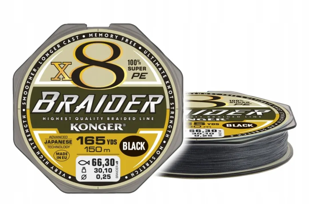 Konger Braider X8 0.18mm 150m Vislijn