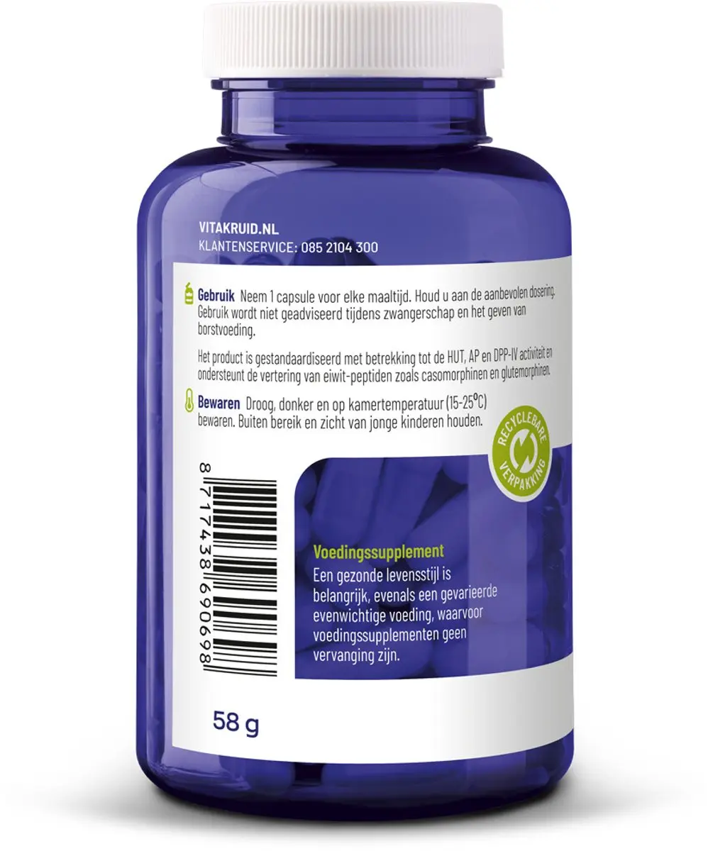Vitakruid DPP-IV Ultimate 180 Vegicaps - afbeelding 4 van 6