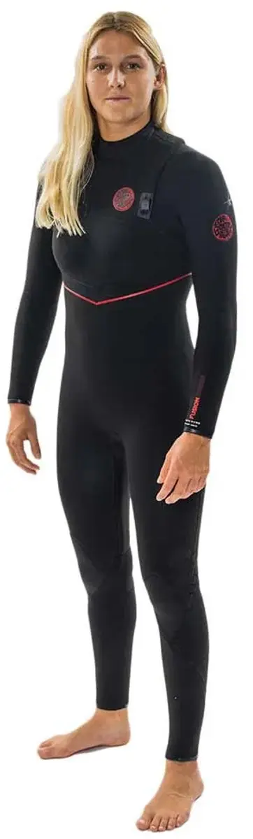 2025 Rip Curl Dames Flashbomb Fusion 4/3mm Ritssluiting-vrij Wetsuit 1