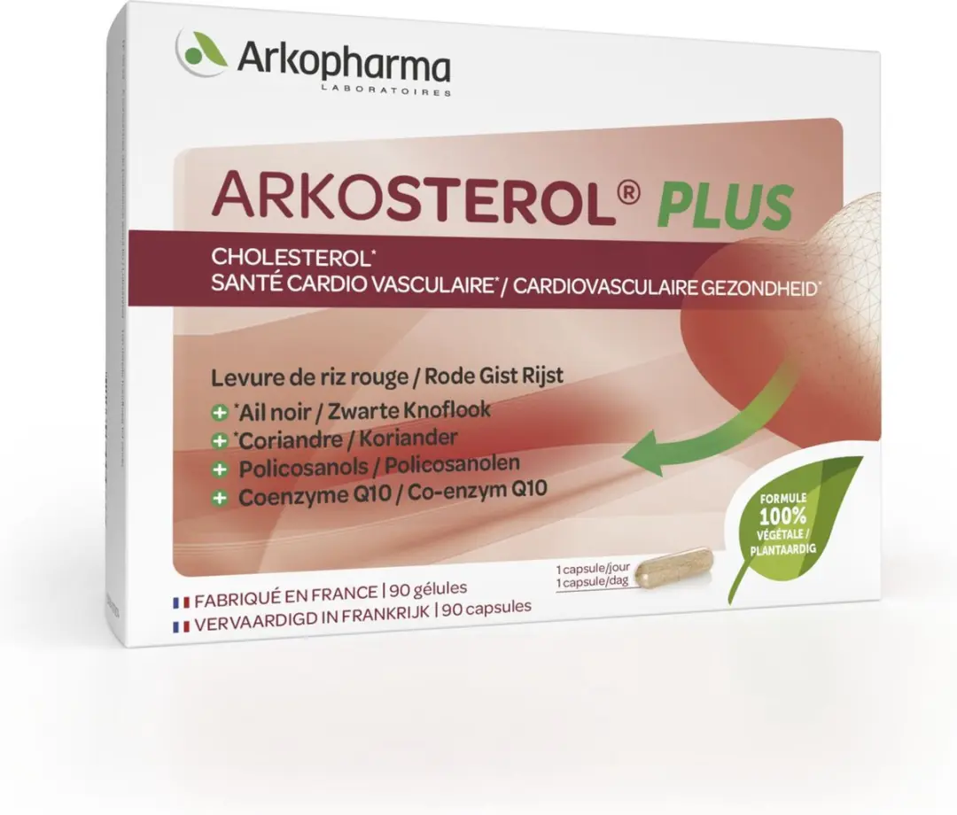 Arkopharma Arkosterol Plus 90 Capsules - 90mg - afbeelding 6 van 6