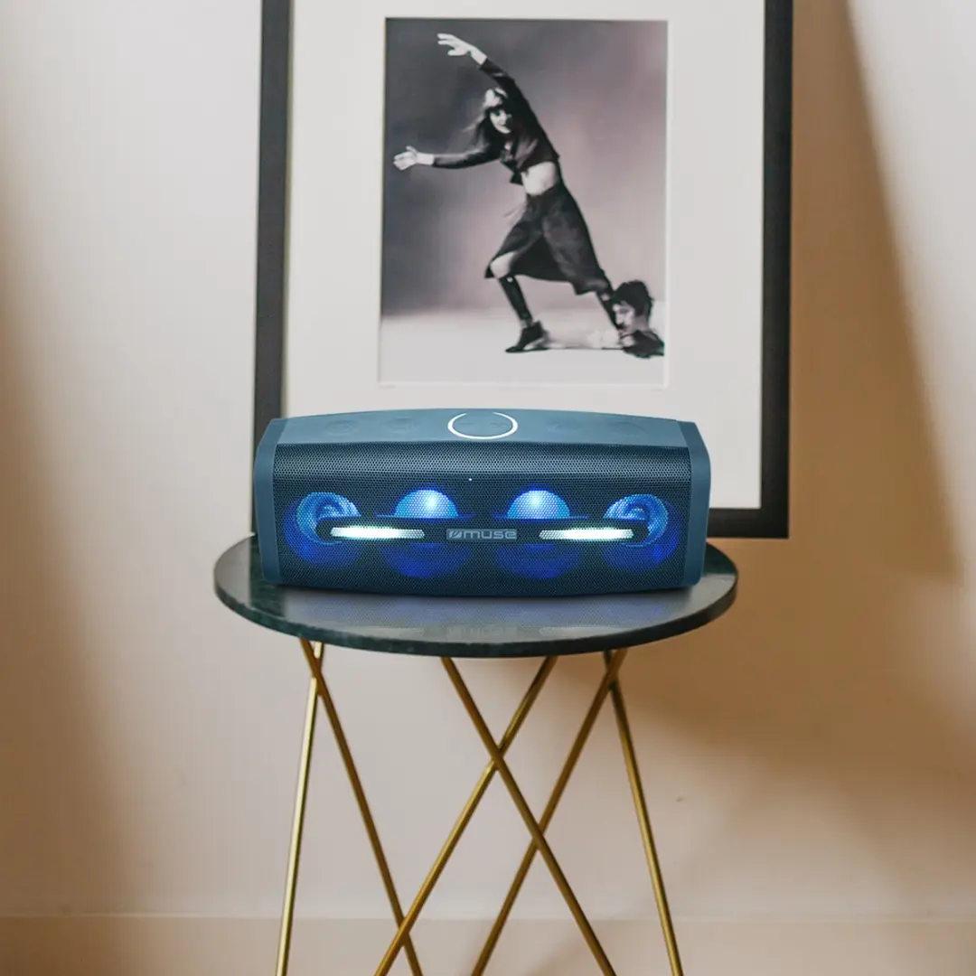 Muse M-830DJ Draagbare Bluetooth Speaker - Grijs - afbeelding 3 van 6