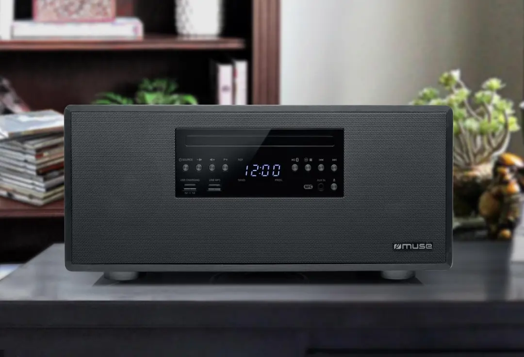 Muse M-692BTC Micro-audiosysteem - CD/Bluetooth/Radio - Zwart - afbeelding 4 van 6