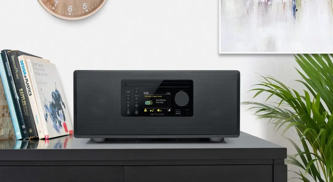 Muse M-695DBT Micro-audiosysteem - DAB+/FM/Radio/CD/Bluetooth - Zwart - afbeelding 2 van 6