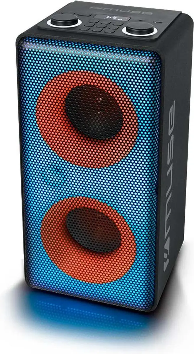 Muse M-1808DJ Bluetooth DJ Speaker 150W - Zwart - afbeelding 4 van 4