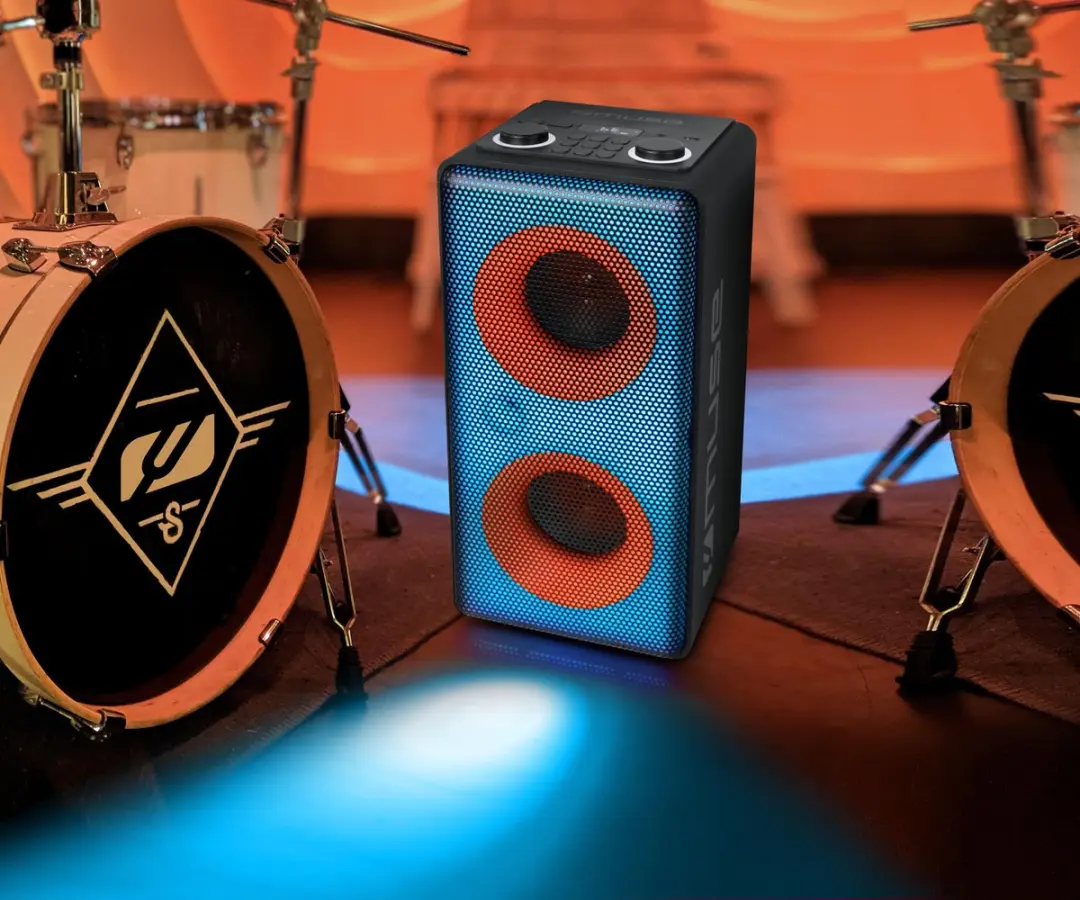 Muse M-1808DJ Bluetooth DJ Speaker 150W - Zwart - afbeelding 2 van 4