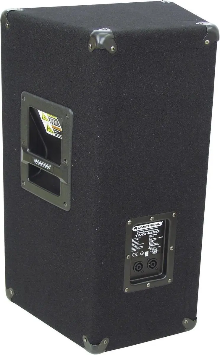 Omnitronic TMX-1230 3-Weg Speaker 800W - Zwart - afbeelding 2 van 6