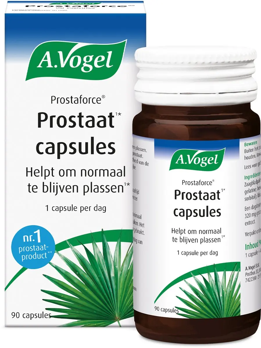 A.Vogel Prostaforce Prostaat Capsules 90 Stuks - afbeelding 2 van 6