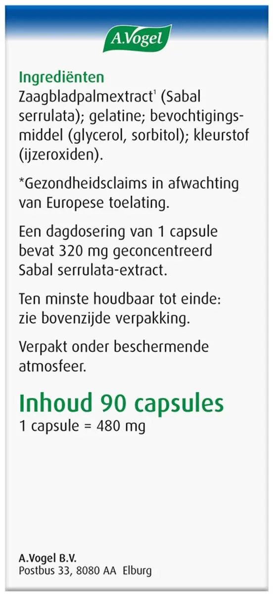 A.Vogel Prostaforce Prostaat Capsules 90 Stuks - afbeelding 6 van 6