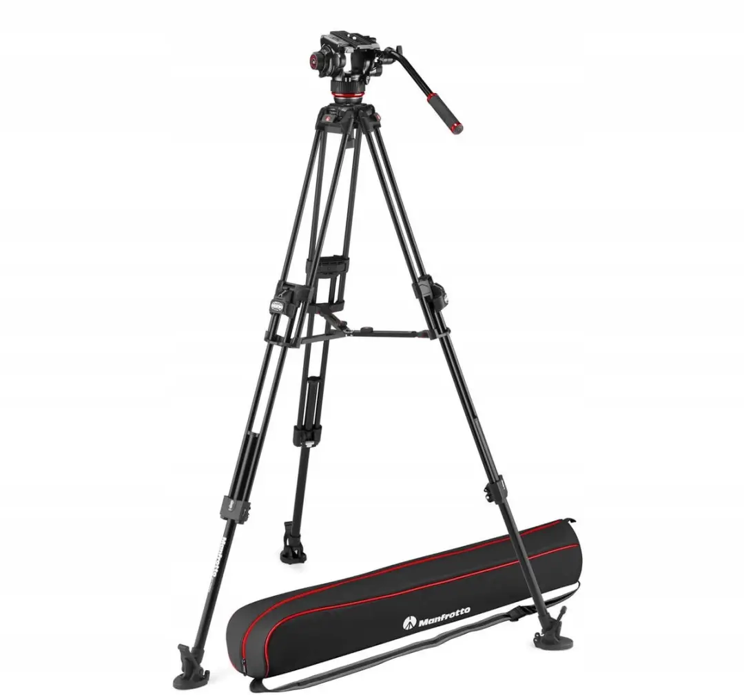 Manfrotto 645 Twin Fast Statief met 504X Videokop