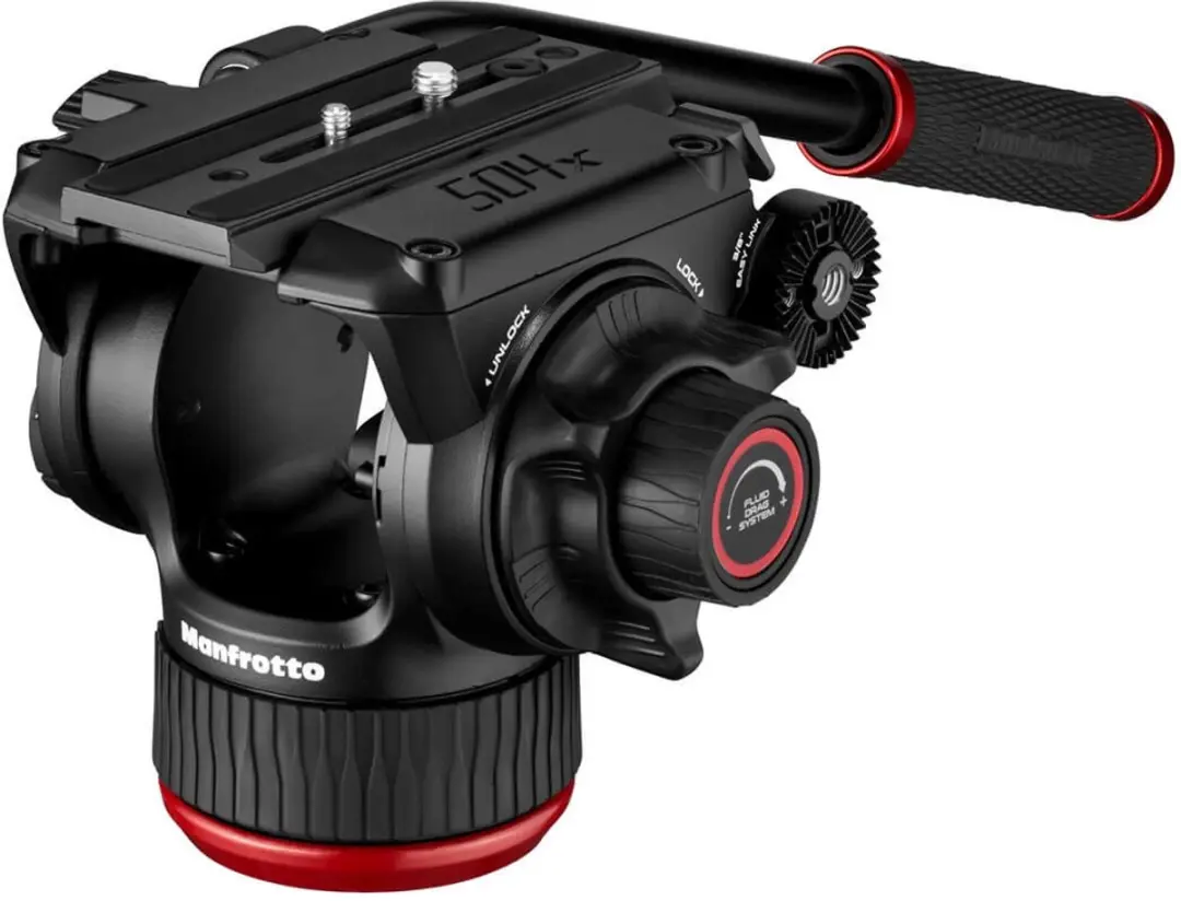 Manfrotto 645 Twin Fast Statief met 504X Videokop - Zwart