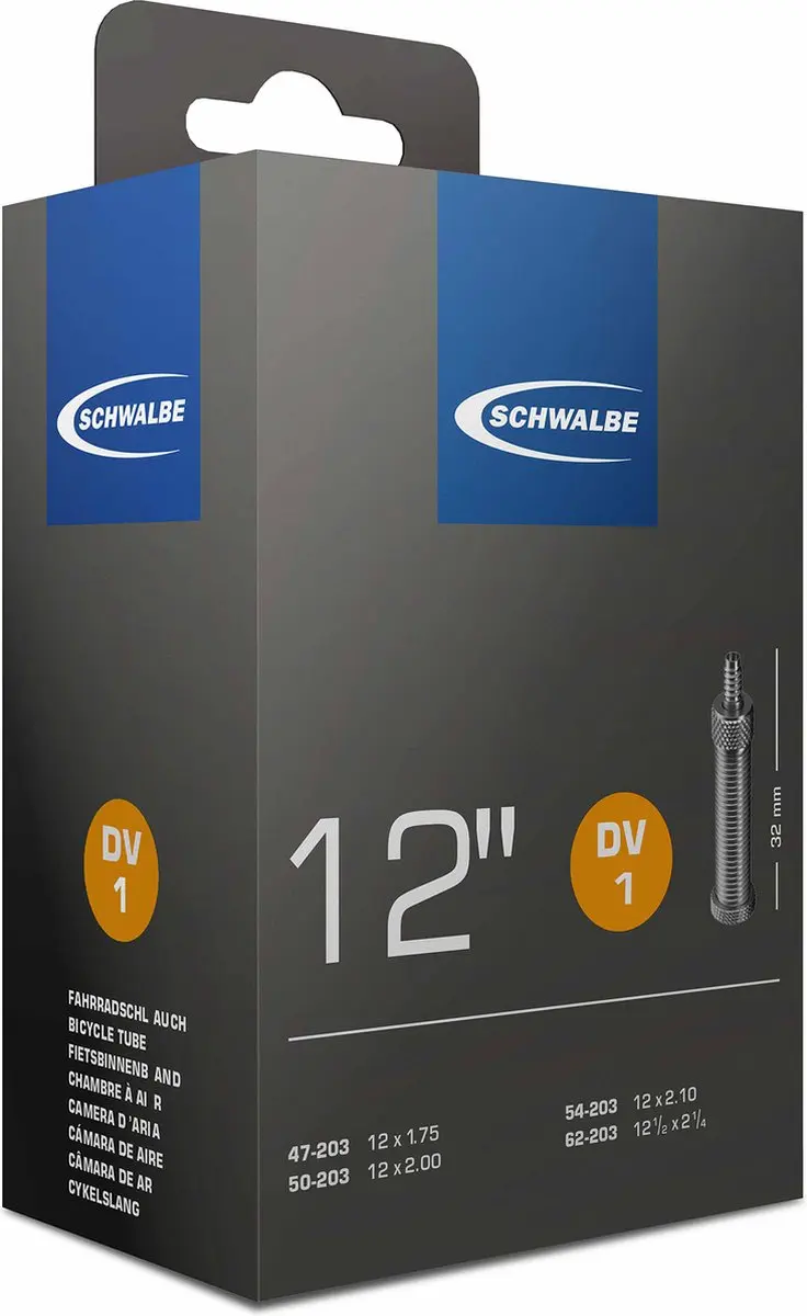 Schwalbe DV1 12 47/62-203 Binnenband - 32mm - Hollands ventiel - afbeelding 6 van 6