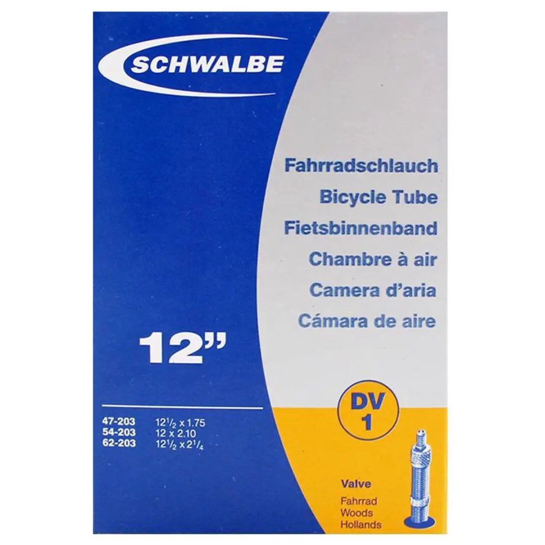 Schwalbe DV1 12 47/62-203 Binnenband - 32mm - Hollands ventiel