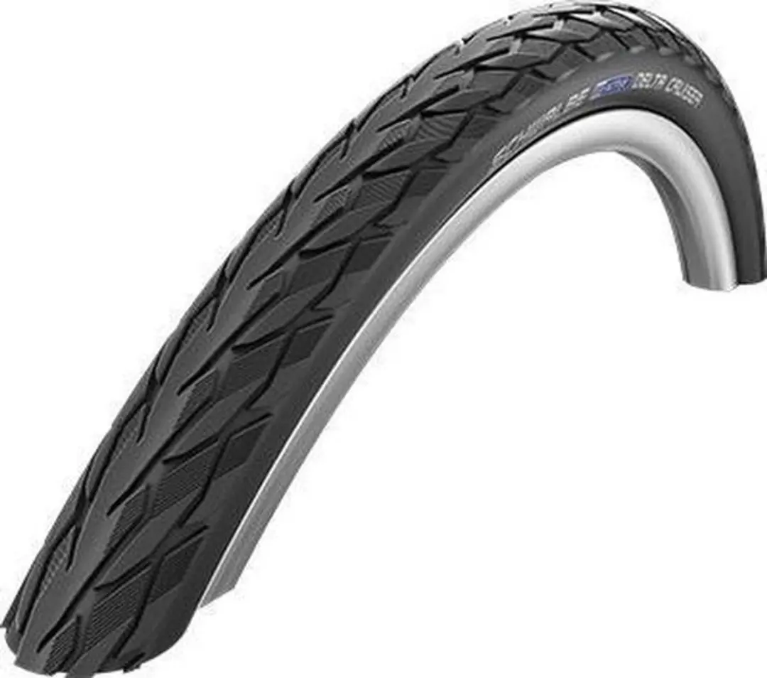 Schwalbe Delta Cruiser Plus Puncture Guard 28x1.10 Buitenband - Zwart met reflectie