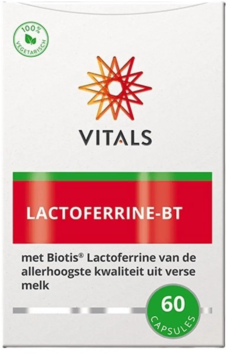 Vitals Lactoferrine-BT 60 Capsules - 23g - afbeelding 6 van 6