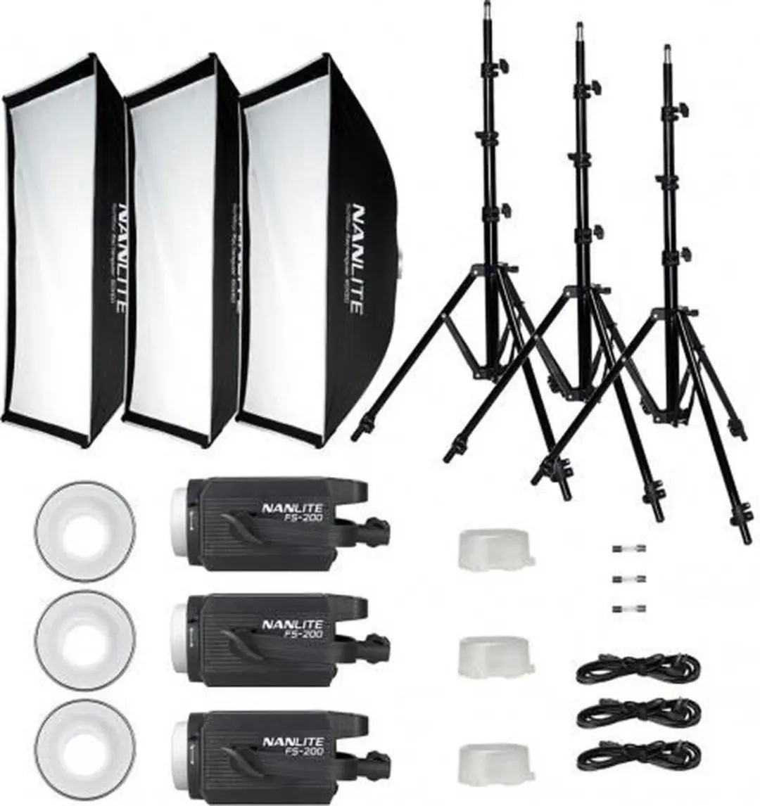 Nanlite FS 200 Tripple Kit