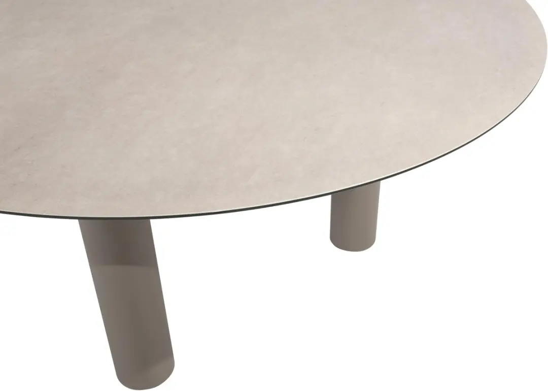 4 Seasons Outdoor Donato Tuintafel Ø160x75cm - Cloud - afbeelding 2 van 5