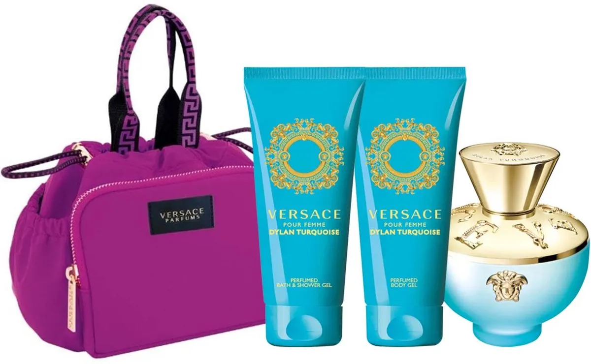Versace Dylan Turquoise Giftset - 300ml - 4 Stuks