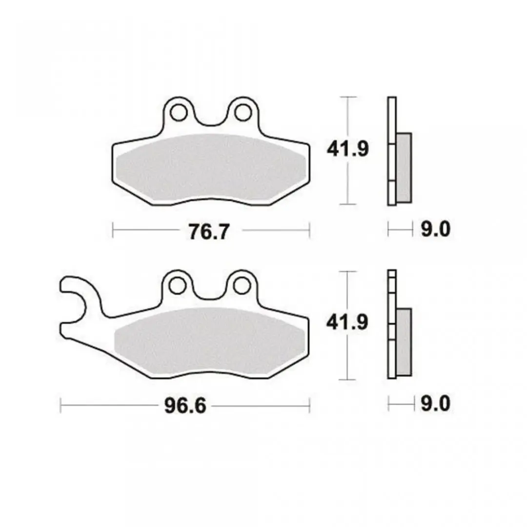 Brembo 07056xs Gesinterde Remblokken Zilver