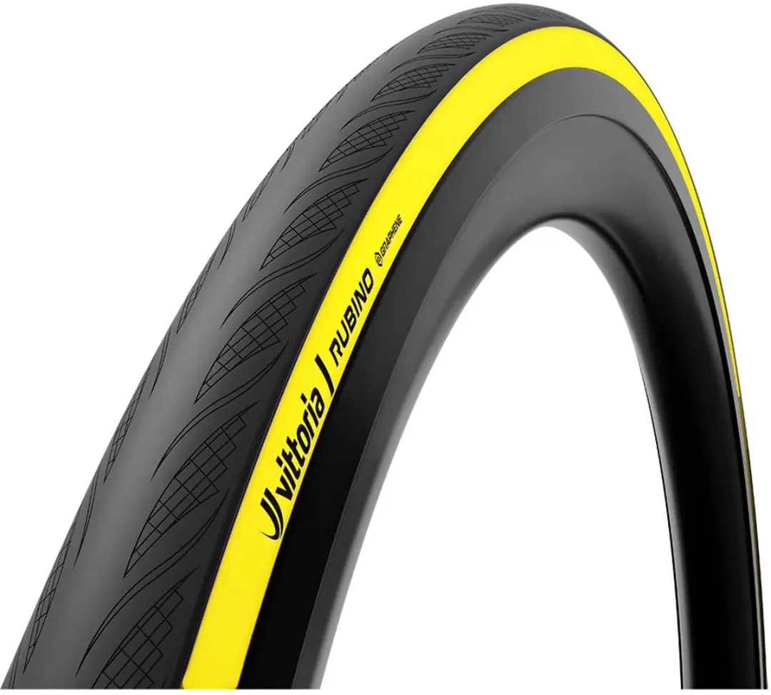 Vittoria Rubino V G2 700c X 28 Racefietsband Geel,Zwart 700C x 28
