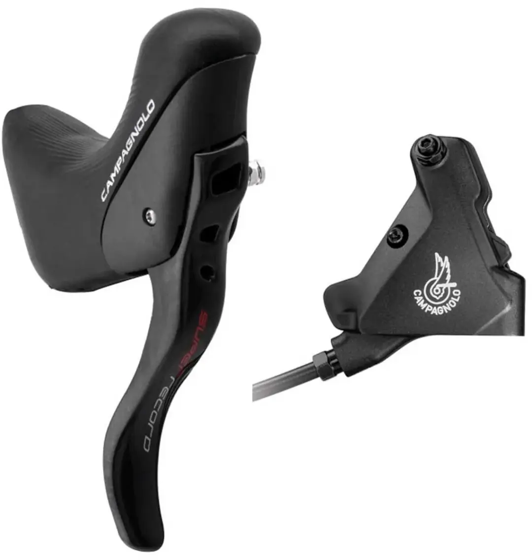 Campagnolo Ergopower Super Record EPS Disc Rechts 140mm - Zwart