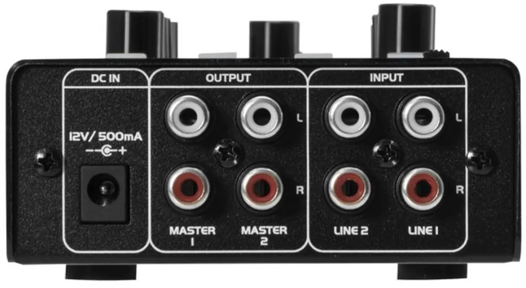 Omnitronic GNOME-202P Mengpaneel - 2 Kanalen - Zwart - afbeelding 5 van 6