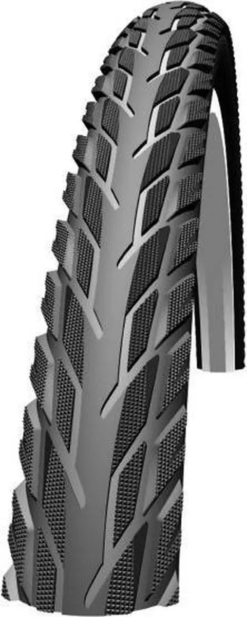 Schwalbe Silento K-Guard Buitenband 26x1.75 - Zwart met reflectie