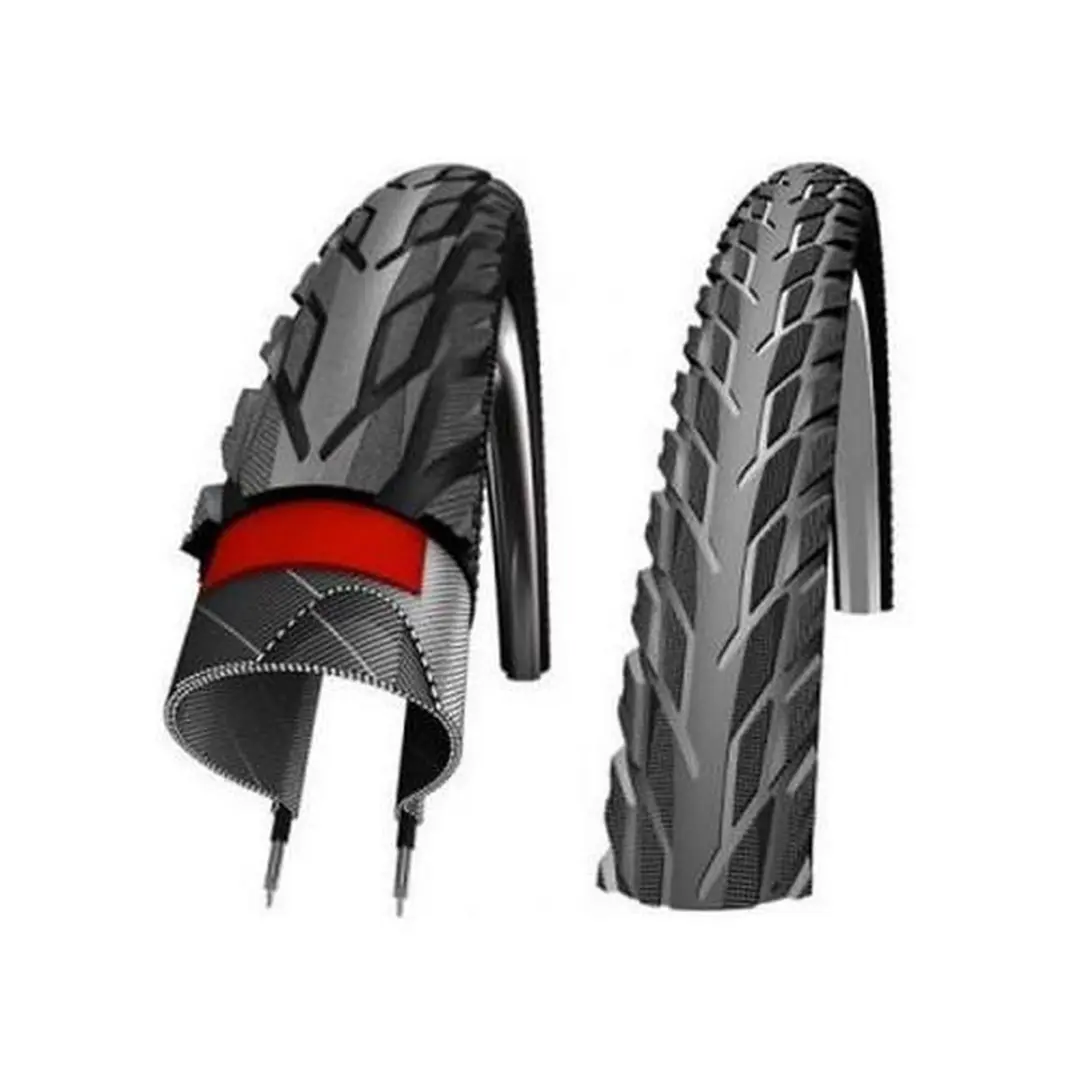 Schwalbe Silento K-Guard Buitenband 26x1.75 - Zwart met reflectie