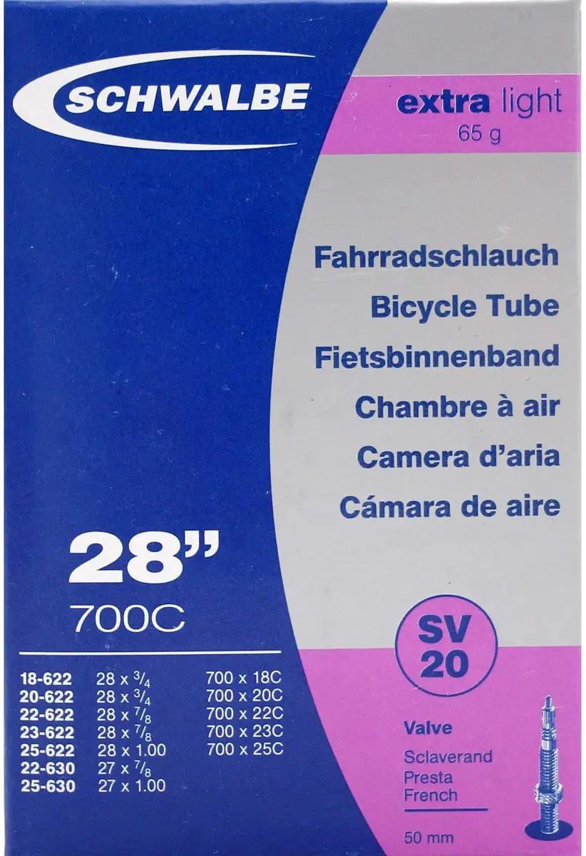 Schwalbe Binnenband 18-622/25-630 - Zwart