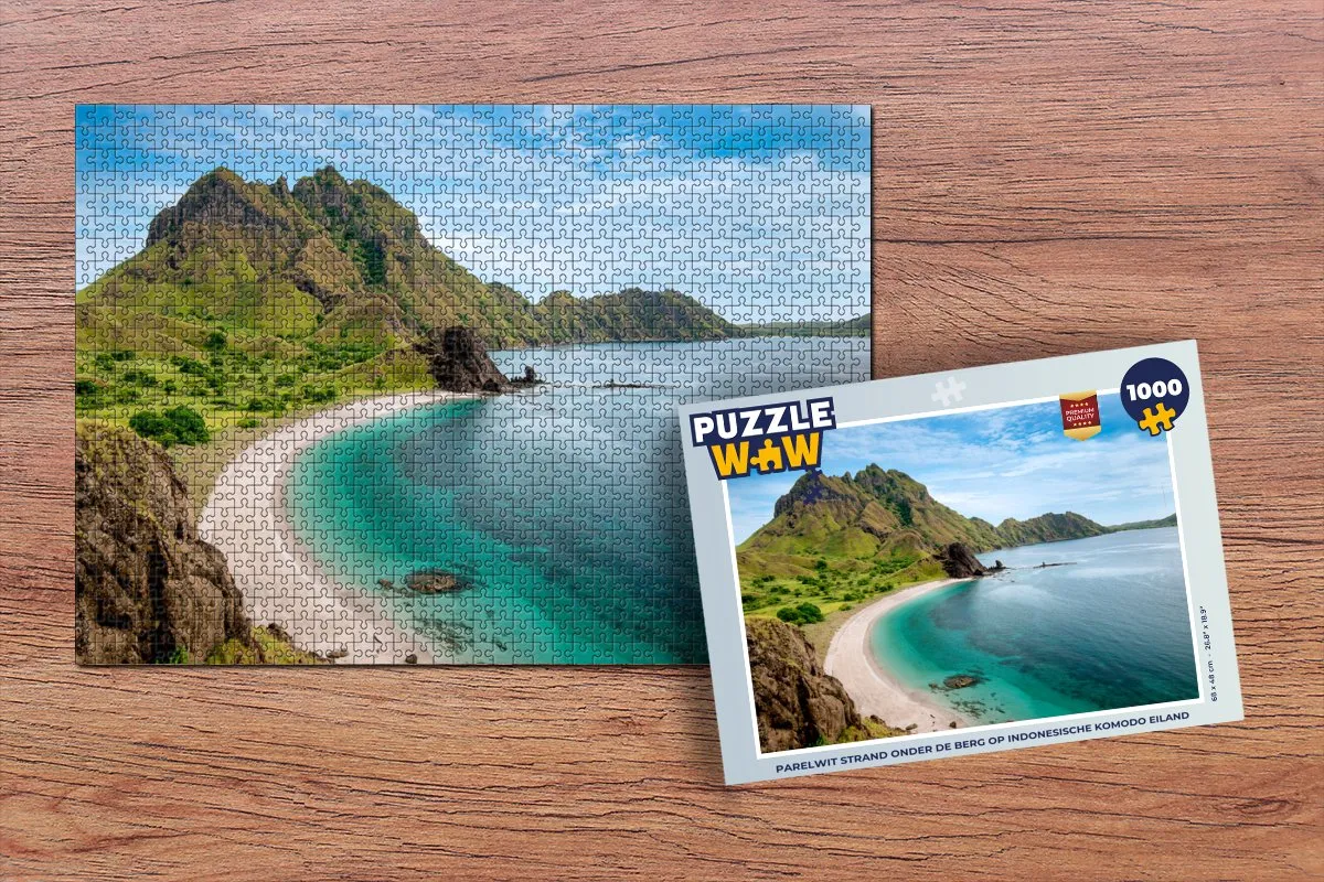 PuzzleWow Legpuzzel Komodo Eiland 1000 Stuks - Multicolor