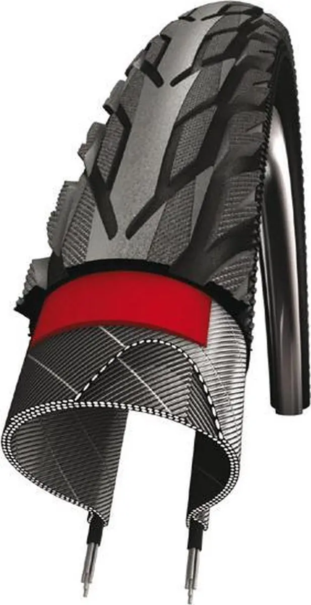 Schwalbe Silento K-Guard Buitenband 28x1.60 - Zwart