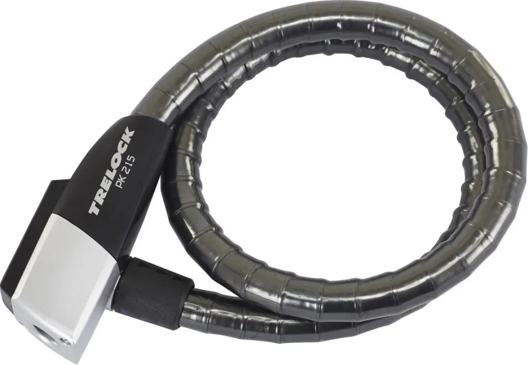 Trelock PK 215 Gepantserd Kabelslot, black Lengte 750mm