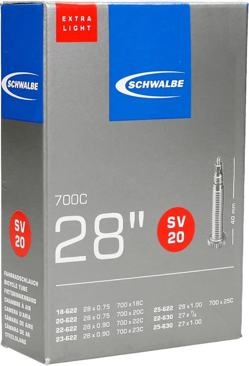 Schwalbe Extra Light Binnenband 28/18-622/630 - 40mm Presta