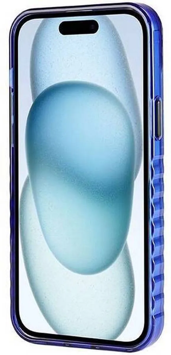 Audi IML Grille Pattern Back Case MagSafe - iPhone 15 - Blauw - afbeelding 2 van 6
