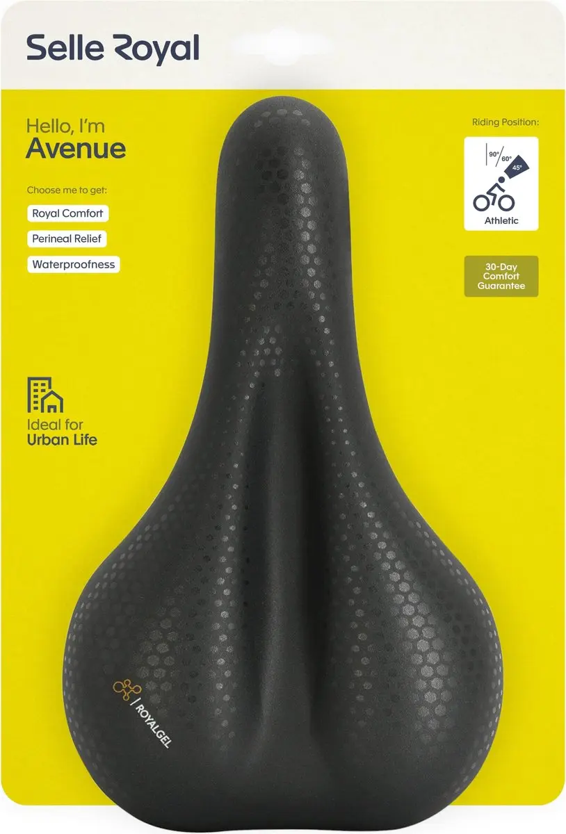 Selle Royal Avenue Athletic Zadel - Zwart