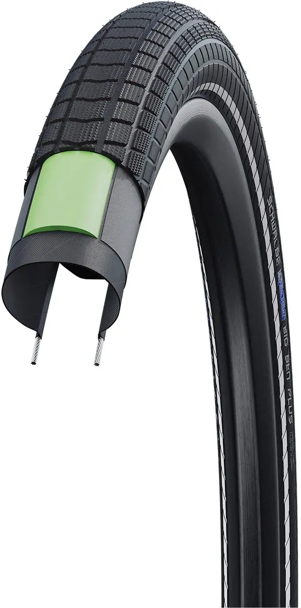 Schwalbe Big Ben Plus 28x2.00 Buitenband - Zwart met reflectie